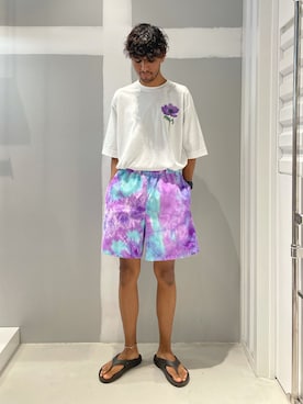 「JOINT WORKS（ジョイントワークス）のアイテム（パンツ）」を使った、TAKESHIさん（メンズ・178cm）の夏コーディネート