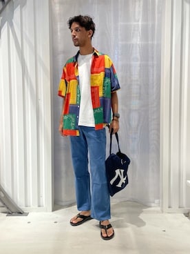 「JOINT WORKS（ジョイントワークス）のアイテム」を使った、TAKESHIさん（メンズ・178cm）の夏コーディネート