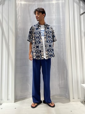 「JOINT WORKS（ジョイントワークス）のアイテム」を使った、TAKESHIさん（メンズ・178cm）の夏コーディネート