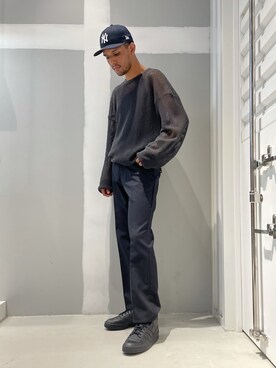 「JOINT WORKS（ジョイントワークス）のアイテム（帽子）」を使った、TAKESHIさん（メンズ・178cm）の夏コーディネート