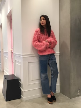 「Robert Clergerie」｜AIRI KAWASAKIさん（レディース・166cm）の冬コーディネート