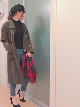 「2018マイベストコーデ」｜「アイテム（モッズコート）」を使った、a m. 【 あ む 】さん（レディース・162cm）の冬コーディネート