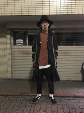 「Snow Peak（スノーピーク）のアイテム（ブルゾン）」を使った、usubaneさん（メンズ・178cm）の秋コーディネート