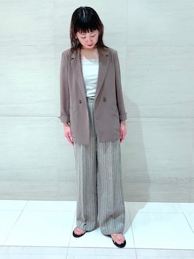 水谷 莉沙さん(レディース・162cm)の夏コーディネート