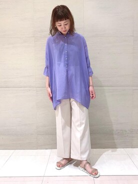 水谷　莉沙さん（レディース・162cm）の夏コーディネート