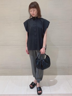 水谷　莉沙さん（レディース・162cm）の夏コーディネート