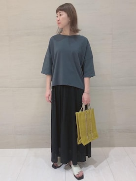 水谷　莉沙さん（レディース・162cm）の夏コーディネート