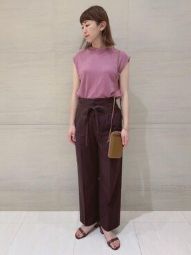 水谷　莉沙さん（レディース・162cm）の夏コーディネート