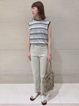 水谷 莉沙さん(レディース・162cm)の夏コーディネート