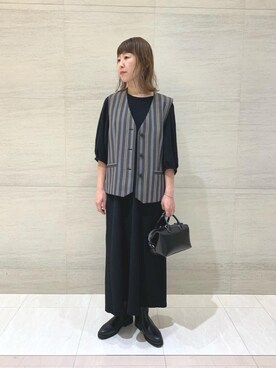 水谷 莉沙さん(レディース・162cm)の夏コーディネート