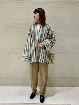 水谷 莉沙さん(レディース・162cm)の秋コーディネート