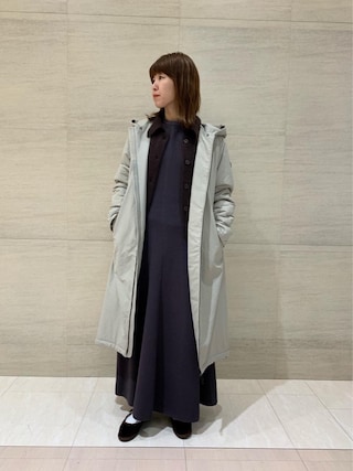 【美品】ビューティー&ユース　ユナイテッドアローズ　ナイロンコットンロングコート BEAUTY&YOUTH UNITED ARROWS（ビューティーアンドユース