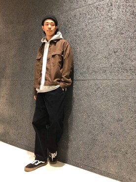 「Confirm（コンファーム）のアイテム（その他アウター）」を使った、taishiさん（メンズ・180cm）の冬コーディネート