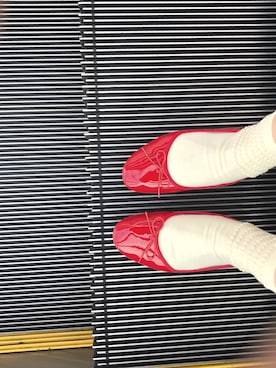 「くつした」｜「アイテム（バレエシューズ）」を使った、hinäさん（レディース・150cm）の秋コーディネート