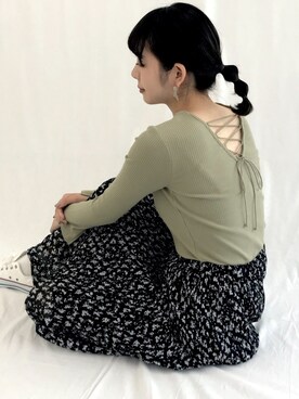 「Ifuru（イフル）のアイテム」を使った、Ifuru_officialさん（レディース・160cm）の秋コーディネート