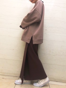 「Ifuru（イフル）のアイテム」を使った、Ifuru_officialさん（レディース・160cm）の秋コーディネート