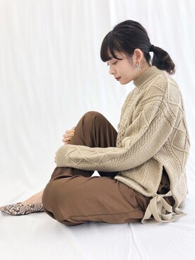 「Ifuru（イフル）のアイテム」を使った、Ifuru_officialさん（レディース・160cm）の秋コーディネート