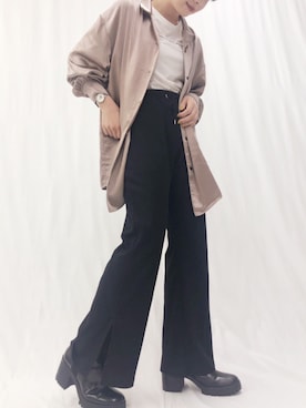 「Ifuru（イフル）のアイテム」を使った、Ifuru_officialさん（レディース・160cm）の秋コーディネート