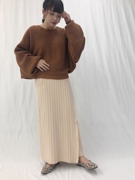 「Ifuru（イフル）のアイテム」を使った、Ifuru_officialさん（レディース・160cm）の秋コーディネート