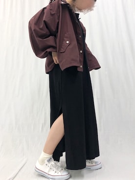 「Ifuru（イフル）のアイテム（ジャケット/アウター）」を使った、Ifuru_officialさん（レディース・160cm）の秋コーディネート