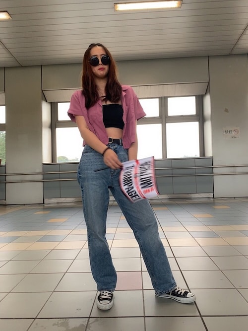 ゆうちん Wegoのサングラスを使ったコーディネート Wear