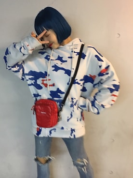 「424 CLOTHING（フォートゥーフォー クロージング）のアイテム」を使った、hrk_624さん（レディース・163cm）の春コーディネート