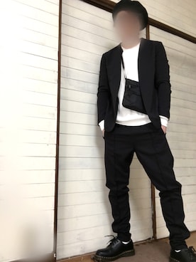 「Lui's（ルイス）のアイテム（ハンチング/ベレー帽）」を使った、tommyさん（メンズ・167cm）の冬コーディネート