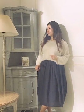 「ももコーデ」｜momo.さん（レディース・162cm）の冬コーディネート