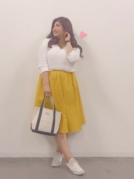 「ももコーデ」｜momo.さん（レディース・162cm）の夏コーディネート