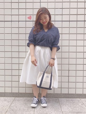 momo.さん（レディース・162cm）の夏コーディネート