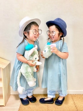 「おさんぽ」｜A★R さん（キッズ・90cm）の春コーディネート