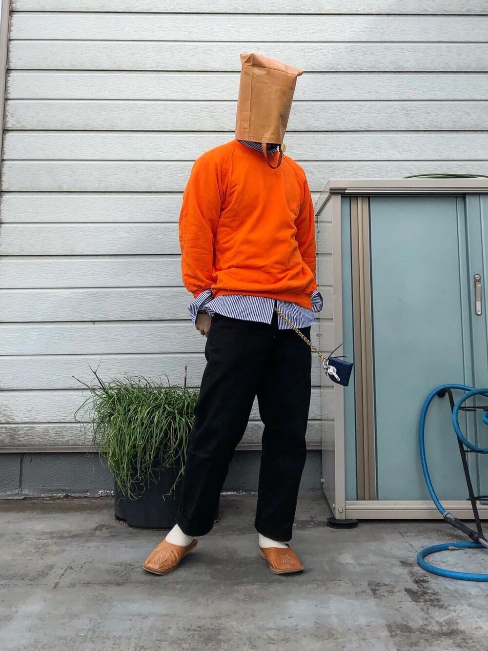 「TUKIのアイテム（その他パンツ、ブラック系）」を使った、iq8qo1c0さん（メンズ・174cm）の冬コーディネートの1枚目の写真