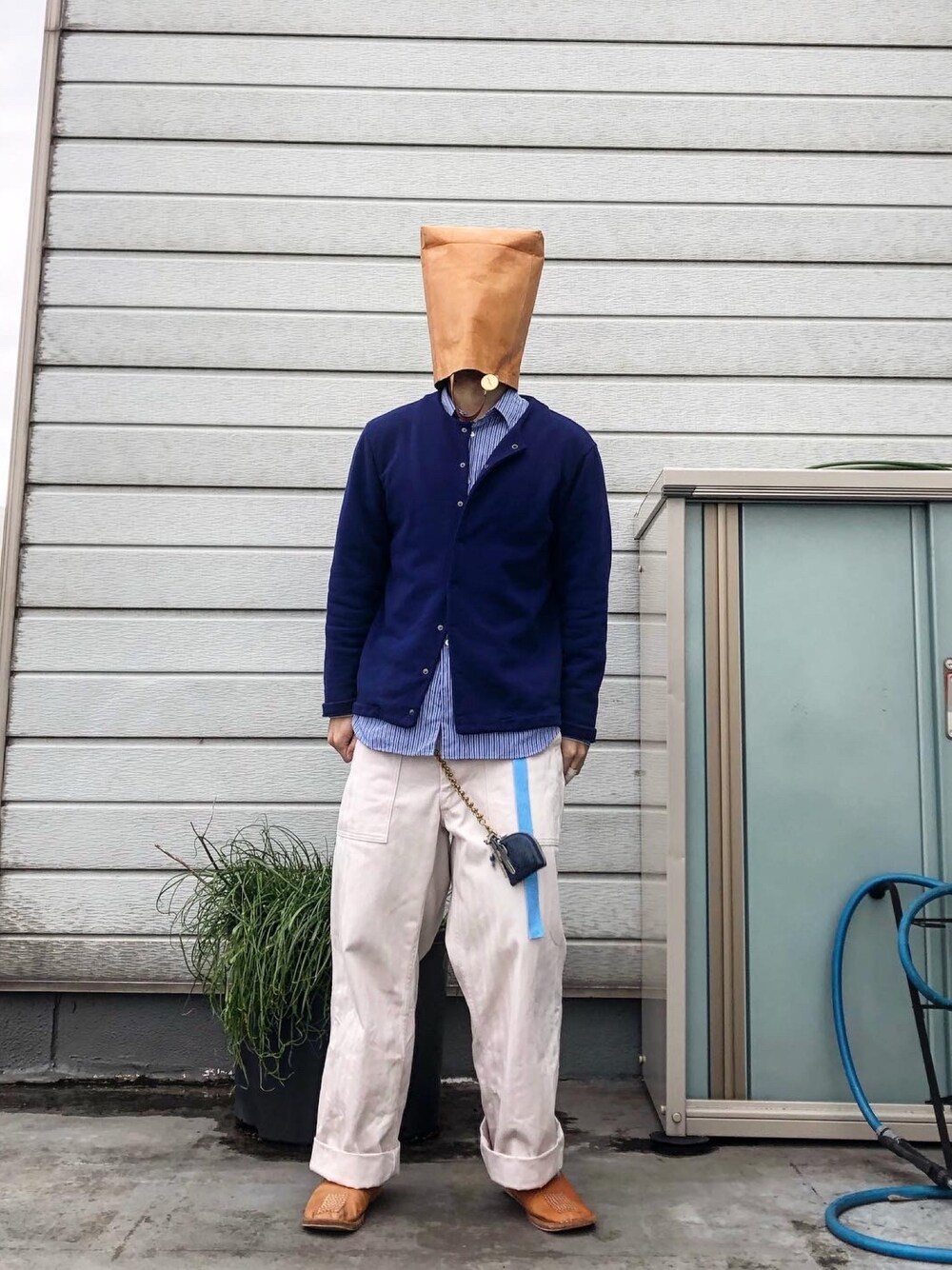 「TUKIのアイテム（その他パンツ、ピンク系）」を使った、iq8qo1c0さん（メンズ・174cm）の冬コーディネートの1枚目の写真