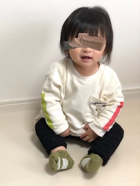 tototo.さん(キッズ・70cm)の春コーディネート
