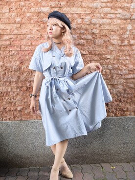 よこやまさんさん（レディース・152cm）の夏コーディネート