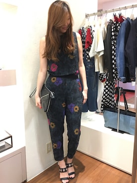 「DIESEL（ディーゼル）のアイテム（つなぎ/オールインワン）」を使った、N.Naoさん（レディース・172cm）の春コーディネート