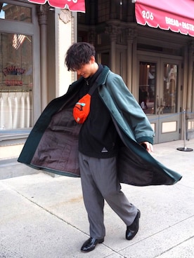 「アイテム（その他トップス）」を使った、いっせいさん（メンズ・175cm）の冬コーディネート