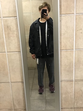 「improves（インプローブス）のアイテム（スウェット）」を使った、まさん（メンズ・174cm）の秋コーディネート