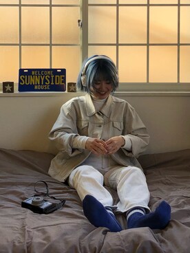 「ステッチ」｜星野りよんさん（レディース・152cm・10代）の春コーディネート