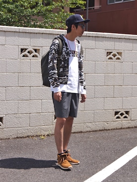 「SOPHNET.（ソフネット）のアイテム」を使った、UNDERPASSさん（メンズ・172cm）の春コーディネート