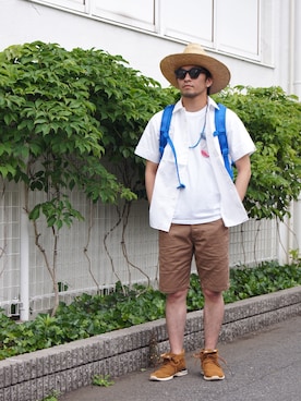 「VISVIM（ビズビム）のアイテム（トップス）」を使った、UNDERPASSさん（メンズ・168cm）の春コーディネート