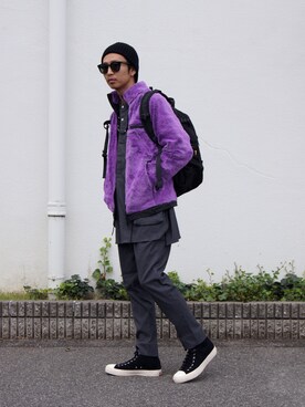 「nonnative（ノンネイティブ）のアイテム（ブルゾン）」を使った、UNDERPASSさん（メンズ・172cm）の秋コーディネート