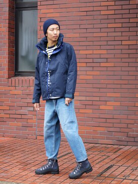 「MIKIA」｜「アイテム（ジャケット/アウター）」を使った、UNDERPASSさん（メンズ・172cm）の秋コーディネート