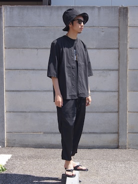 「nonnative(ノンネイティブ)のアイテム(トップス)」を使った、UNDERPASSさん(メンズ・172cm)の春コーディネート