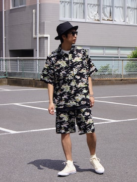 「SOPHNET.（ソフネット）のアイテム」を使った、UNDERPASSさん（メンズ・172cm）の春コーディネート