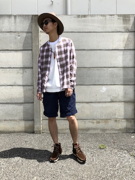 「nonnative(ノンネイティブ)のアイテム(トップス)」を使った、UNDERPASSさん(メンズ・172cm)の春コーディネート