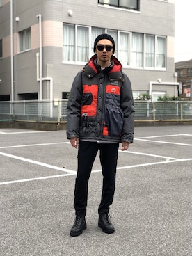 「JUNYA WATANABE MAN（ジュンヤワタナベマン）のアイテム（ブルゾン）」を使った、UNDERPASSさん（メンズ・173cm）の秋コーディネート