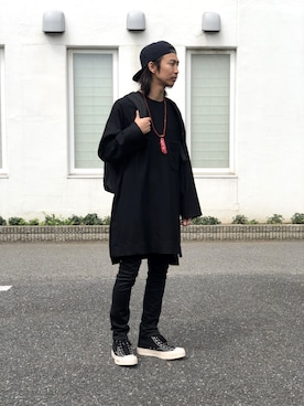「Graphpaper（グラフペーパー）のアイテム」を使った、UNDERPASSさん（メンズ・172cm）の秋コーディネート