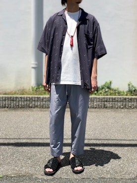 「MIKIA」｜UNDERPASSさん（メンズ・172cm）の春コーディネート