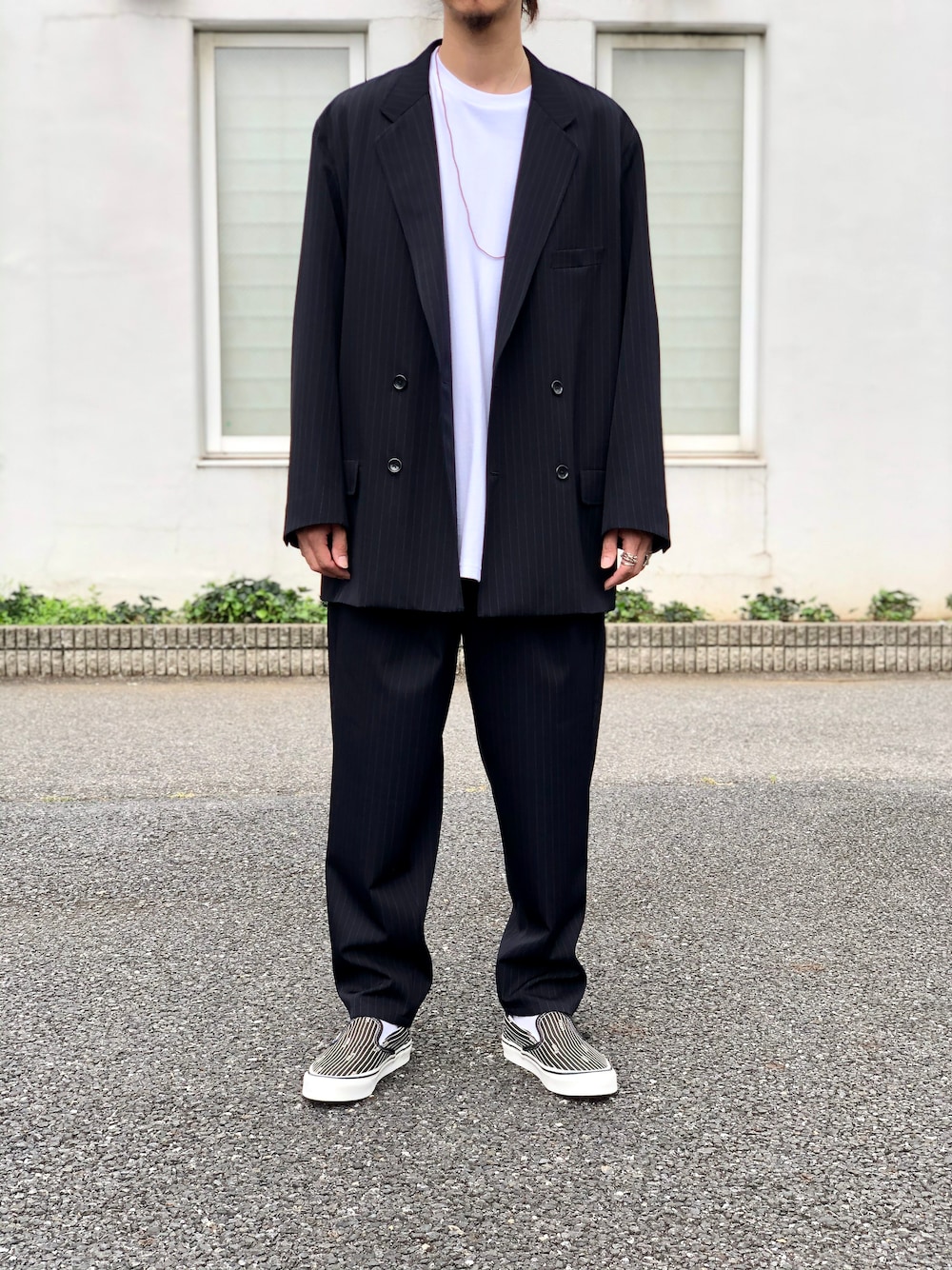 Graphpaperのテーラードジャケットを使った人気ファッション